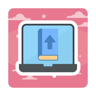 Simge işareti vektör çizim upload