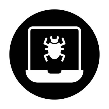 dizüstü bilgisayar simgesi, vektör illüstrasyonu basit tasarım