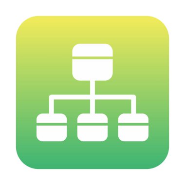 Modern Akış Çizelgesi simgesinin vektör çizimi                            