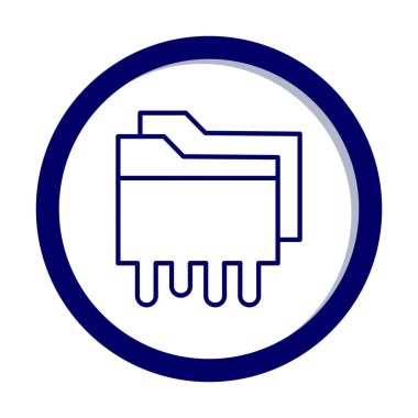 Veri Sızıntısı Ağ simgesi, vektör illüstrasyonu 