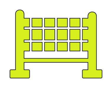 voleybol net simge vektör çizim