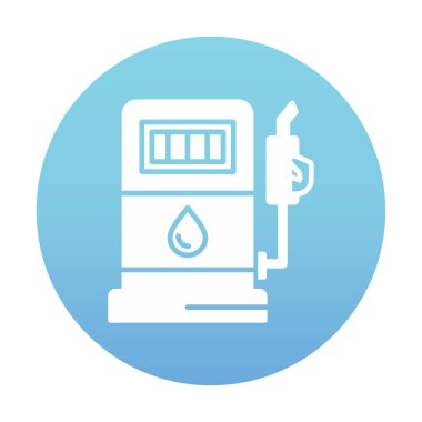 Yakıt vektör vektör illüstrasyonu