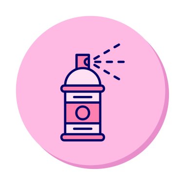 Boya spreyi simgesi, vektör illüstrasyonu 