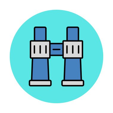 binoküler ikon vektör çizimi