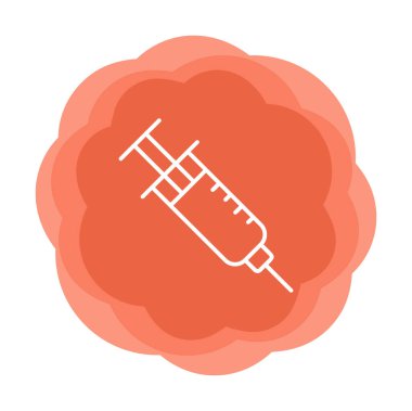 Şırınga ikonu vektör çizimi