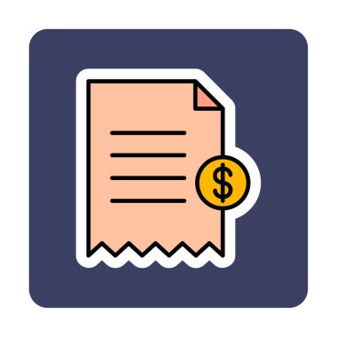 Alışveriş Alımı simgesi vektör illüstrasyonu