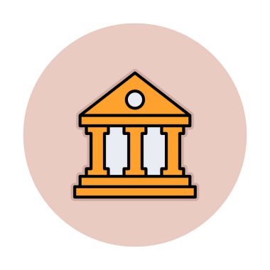 Simge vektör tasarlamak yapı Müzesi