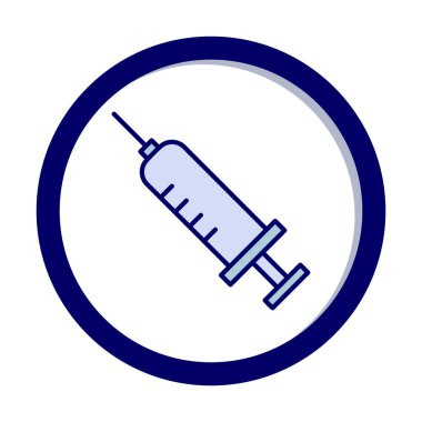 Şırınga ikonu vektör çizimi