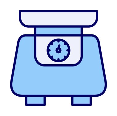 ölçekli düz simge, vektör illüstrasyonu