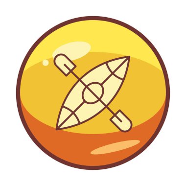 Basit Kano Teknesi simgesi, vektör illüstrasyonu