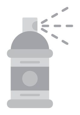 Boya spreyi simgesi, vektör illüstrasyonu 