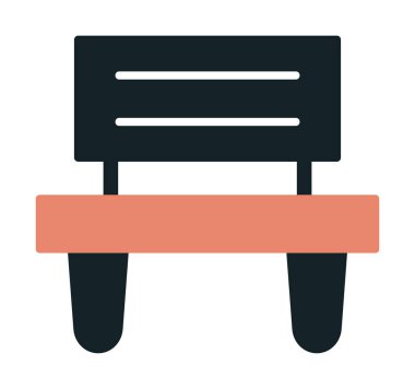 bank simgesi, vektör illüstrasyonu basit tasarım