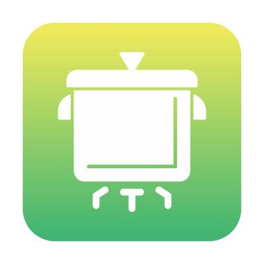 Pişirme vektörü düz simge. Pişirme Otu                   