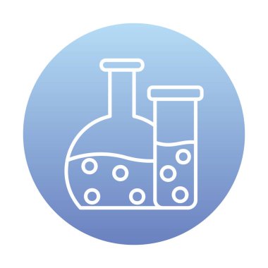 Şişesi web simgesi, vektör çizim  