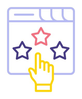 Basit sıralama simgesi, vektör illüstrasyonu