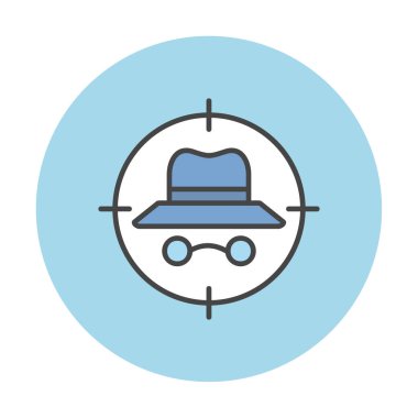 hedef simge, vektör illüstrasyonu basit tasarım