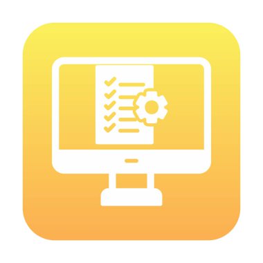 Proje Yönetimi simge vektör çizim