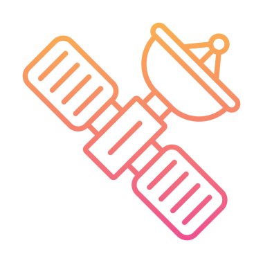 Uydu vektör çizimi, simge ögesi biçimi                     