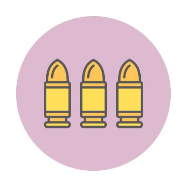 Madde işaretleri web simgesi, vektör çizim