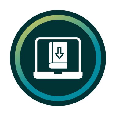 Kitap simgesi, vektör illüstrasyon tasarımı indir 