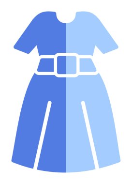 elbise web simgesi, vektör illüstrasyonu