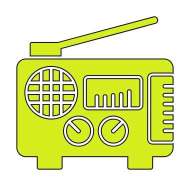 radyo ikonu. özet çizim vektörü 