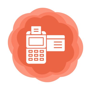 Kredi Kartı Makinesinin vektör çizimi