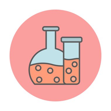 Şişesi web simgesi, vektör çizim  