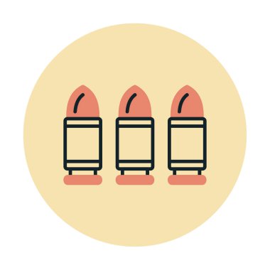 Madde işaretleri web simgesi, vektör çizim