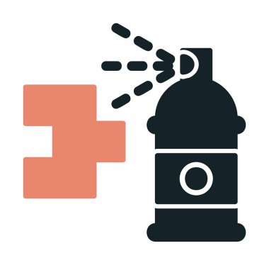 Graffiti web simgesi, vektör illüstrasyonu 