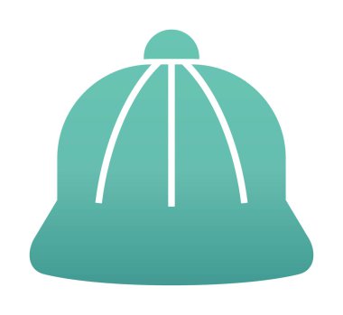 kapsül düz simgesi, vektör illüstrasyonu 