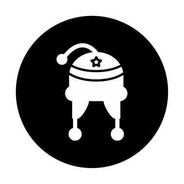 İzometrik biçimde Kış Şapkası simgesi