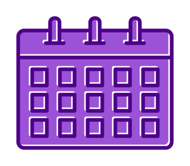 Takvim web simge vektör çizim