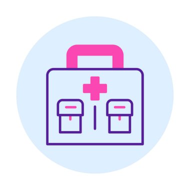 İlk yardım kiti vektör illüstrasyonu
