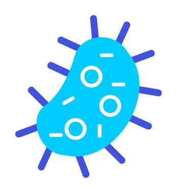 amoeba simge vektör illüstrasyon tasarımı