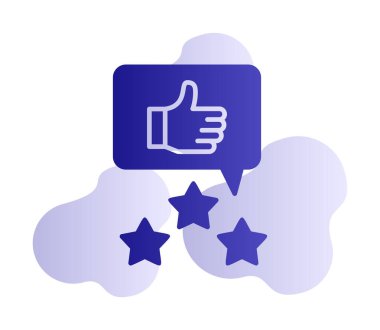 Basit Düz İnceleme simgesi vektör çizimi