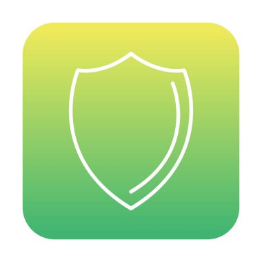 Kalkan düz kutsal kişilerin resmi. Vektör çizim