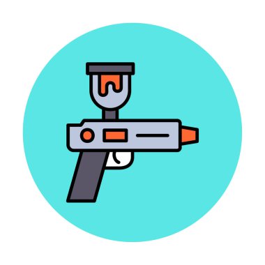 Spray Gun icon vector illustration