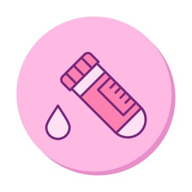 Kan Test Ağı simgesi, vektör illüstrasyonu