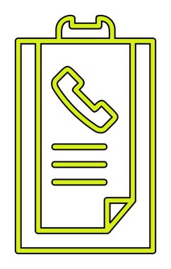 Basit Arama Listesi Geçmişi simgesi, vektör illüstrasyonu