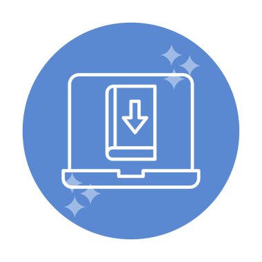 Kitap simgesi, vektör illüstrasyon tasarımı indir 