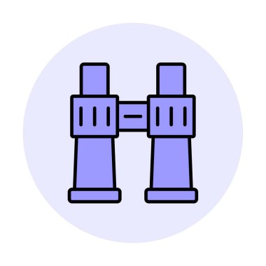 binoküler ikon vektör çizimi