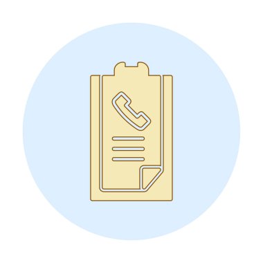 Basit Arama Listesi Geçmişi simgesi, vektör illüstrasyonu