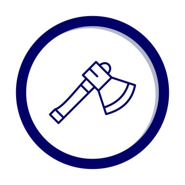 Balta. Web simgesi basit illüstrasyon