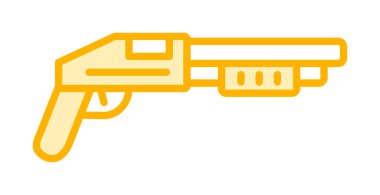 Pompalı düz simge, vektör illüstrasyonu