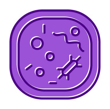 Hücre simgesi, vektör illüstrasyonu