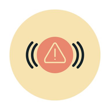 uyarı işareti simgesi, vektör illüstrasyonu  