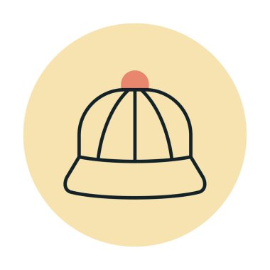 kapsül düz simgesi, vektör illüstrasyonu 