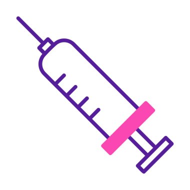 Şırınga ikonu vektör çizimi