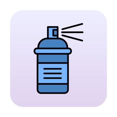 Boya spreyi simgesi, vektör illüstrasyonu 